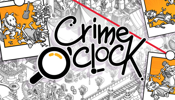 Immagine di copertina del videogioco Crime O’Clock, di Bad Seed Games, localizzato in italiano da Ester Manzini